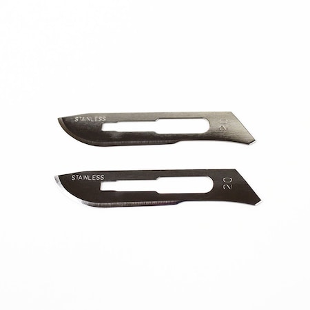 Excel Blades No 20 Scalpel Blade Replacements, Surgical Stainless Steel, 2pcs., 12pk. 20